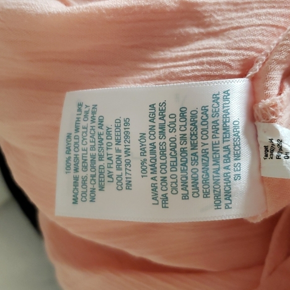 Kona Sol Twist-Front Midi Cover Up Dress in Pink Size L - Picture 9 of 10